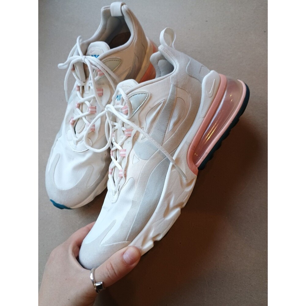 NIKE Women Air Max 270 REACT American Modern Summit Running Shoes Sz 9.5